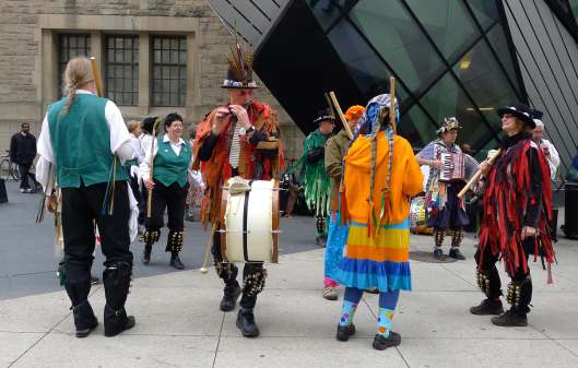May Day 2012 Morris Dancers drummer Toronto